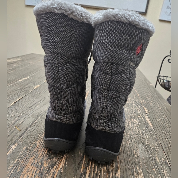 Columbia Minx Mid II Omni-Heat Wool Winter Boots Size 8 Women -Black/Burnt Henna - Picture 5 of 11